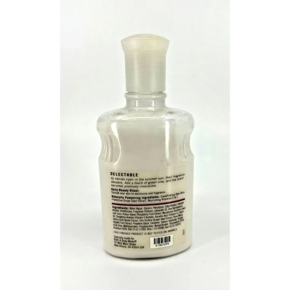 Bath & Body Works ORIGINAL Sun-Ripened Raspberry Body Lotion 8 fl oz NEW Retired